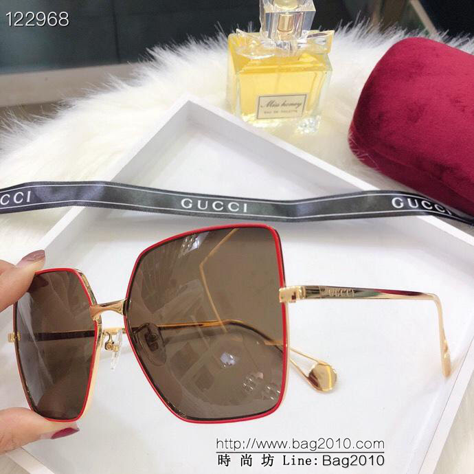 GUCCI古馳 GG0437 官網海報款 官網同步 最新金屬框墨鏡 網紅同款  lly1275